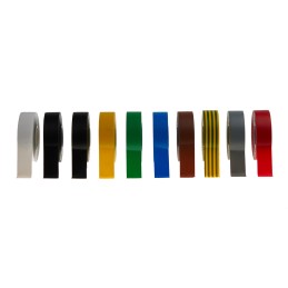 1 Reel of 1 - Advance Tapes AT7 Assorted PVC Electrical Tape, 19mm x 20m