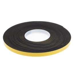 1 Reel of 10 M - RS PRO Black Foam Tape, 12mm x 10m, 3mm Thick