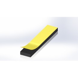 1 Reel of 10 M - RS PRO Black Foam Tape, 10mm x 10m, 3mm Thick