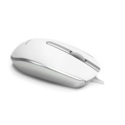 1 pcs - Ceratech M100 USBC 3 Button Wired Optical Mouse White