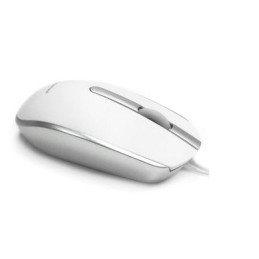 1 pcs - Ceratech M100 USBC 3 Button Wired Optical Mouse White