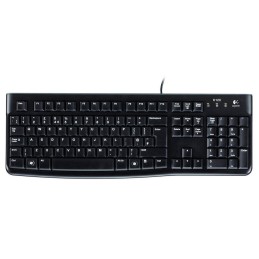 1 pcs - Logitech Wired USB Keyboard, QWERTY (Italy), Black