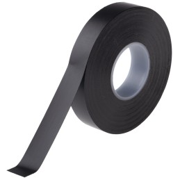1 Reel of 20 M - Advance Tapes AT7 Black PVC Electrical Tape, 12mm x 20m