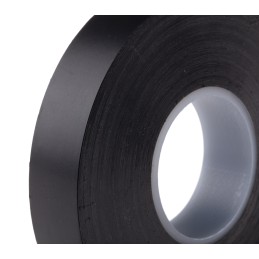 1 Reel of 20 M - Advance Tapes AT7 Black PVC Electrical Tape, 12mm x 20m