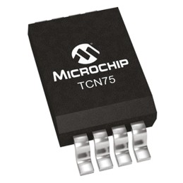 1 pcs - Microchip Temperature Converter, Digital Output, Surface Mount, Serial-I2C, SMBus, ±3°C, 8 Pins