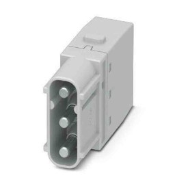 1 pcs - Phoenix Contact Heavy Duty Power Connector Insert, 40A, Male, HC-M Series, 3 Contacts