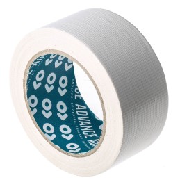 1 Reel of 25 M - Advance Tapes AT170 AT170 Duct Tape, 25m x 50mm, White, Gloss Finish