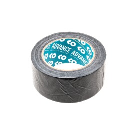 1 Reel of 25 M - Advance Tapes AT170 AT170 Duct Tape, 25m x 50mm, Black, Gloss Finish