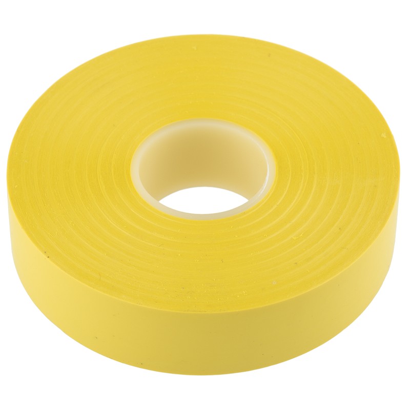 1 Reel of 33 M - Advance Tapes AT7 Yellow PVC Electrical Tape, 19mm x 33m