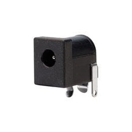 10 pcs : PJ-017D - DC Power Connectors 1.3 x 3.8 mm, 2.0 A, Horizontal, Through Hole, Kinked Pins, Dc Power Jack Connector