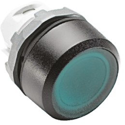 1 pcs - ABB Modular Series Green Momentary Push Button Head, 22mm Cutout, IP66