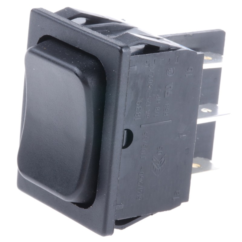 1 pcs - Marquardt DPDT, (On)-Off-(On) Rocker Switch Panel Mount