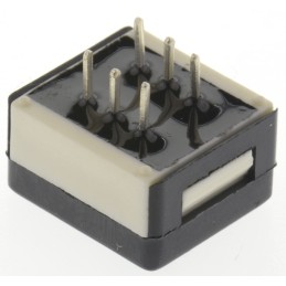 1 pcs - APEM PCB Slide Switch DPDT On-Off-On 1 A @ 30 V dc Slide