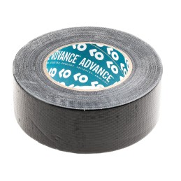 1 Reel of 50 M - Advance Tapes AT170 AT170 Duct Tape, 50m x 50mm, Black, Gloss Finish