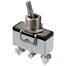 1 pcs - APEM Toggle Switch, Panel Mount, On-On, SPDT, Screw Terminal, 250V ac