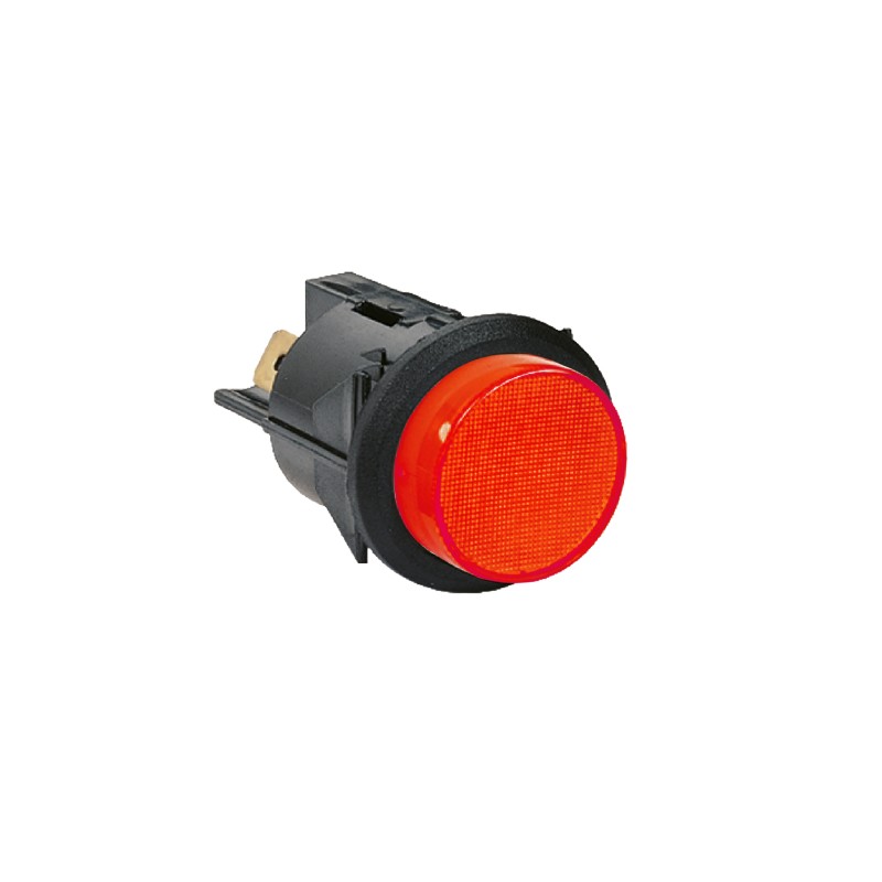 1 pcs - Bulgin 7000 Series Push Button Switch, On-Off-Momentary On, Panel Mount, 12.7mm Cutout, 250V, IP65