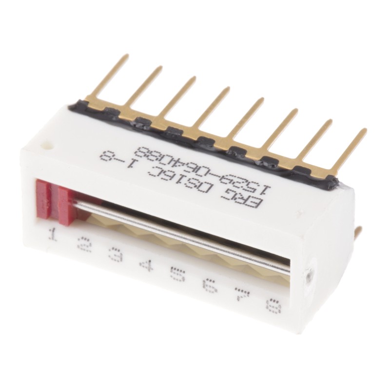 1 pcs - ERG 8 Way Through Hole DIP Switch 8P