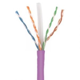 1 pcs - Molex Premise Networks Cat6 Ethernet Cable, U/UTP, Purple, 305m