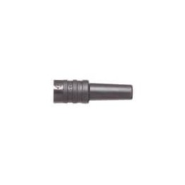 10 pcs : 78_Z-0-2-1 - RF Connector Accessories Taper Sleeve, black, jacket diam. 2.5 mm typ. RG_188_A/U
