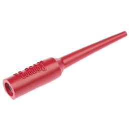 1 pcs - Fluke Red, Female, Male Test Connector Adapter With Brass, Copper contacts and Gold, Nickel Plated