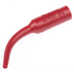 1 pcs - Fluke Red, Female, Male Test Connector Adapter With Brass, Copper contacts and Gold, Nickel Plated