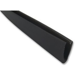 1 Reel of 75 - TE Connectivity Black Polyolefin Grommet Strip