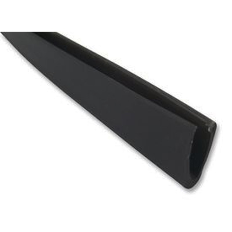 1 Reel of 75 - TE Connectivity Black Polyolefin Grommet Strip