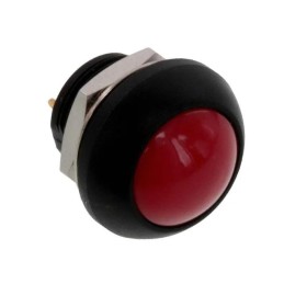 1 pcs - TE Connectivity PB6 Series Push Button Switch, (On)-Off, Panel Mount, SPST - NO, 50 V dc, 125V ac, IP68