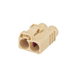 10 pcs : 59Z115-000I - RF Connector Accessories Plastic housing Jack Straight I Beige
