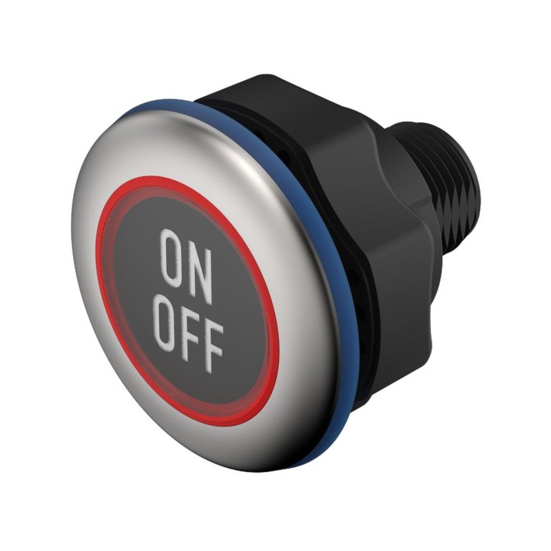 1 pcs - EAO Capacitive Switch NO,Illuminated, Green, IO-Link, IP69K