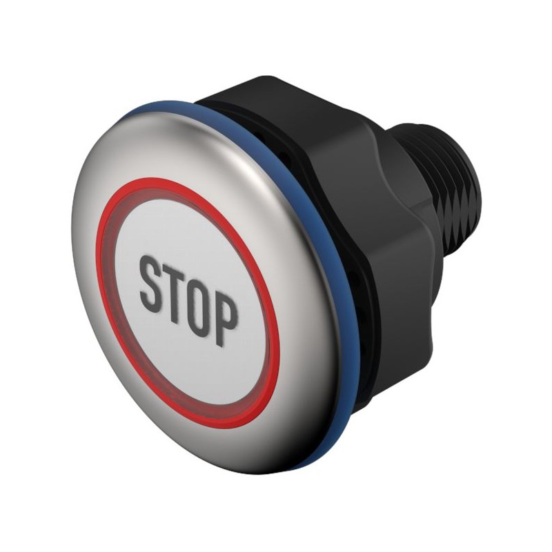 1 pcs - EAO Capacitive Switch NO,Illuminated, Green, IO-Link, IP69K