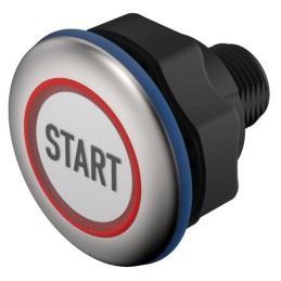 1 pcs - EAO Capacitive Switch NO,Illuminated, Green, IO-Link, IP69K