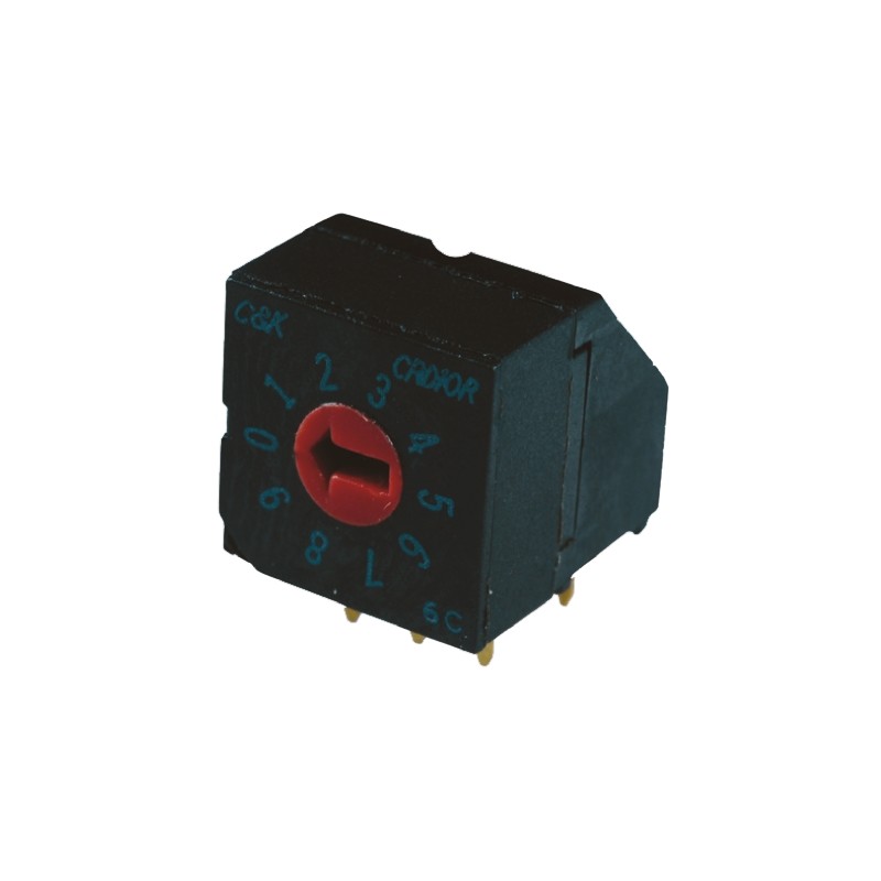 1 pcs - C & K 16 Way Through Hole DIP Switch, Flush Actuator