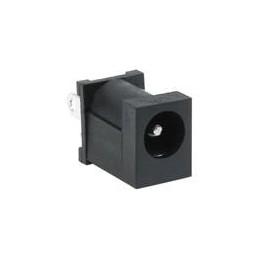 10 pcs : PJ-060B - DC Power Connectors 2.5x5.5mm power jack vertical th 1 switc