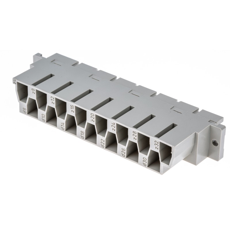 1 pcs - HARTING 15 Way 10.16mm Pitch, Type H15 Class C1, 2 Row, Straight DIN 41612 Connector, Socket