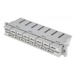 1 pcs - HARTING 15 Way 10.16mm Pitch, Type H15 Class C1, 2 Row, Straight DIN 41612 Connector, Socket