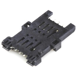 1 pcs - TE Connectivity 6 Way SAM, SIM Memory Card Connector With Solder Termination