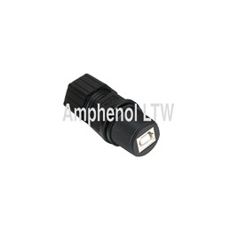 1 pcs - Amphenol Industrial Straight, Panel Mount Type B IP68 USB Connector