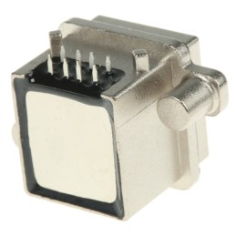 1 pcs - Amphenol ICC Right Angle, Through Hole, Socket Type A USB Connector