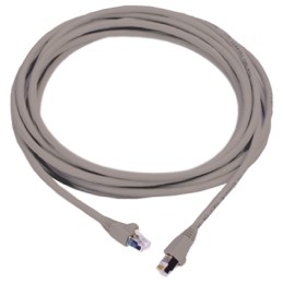 1 pcs - Molex Premise Networks Cat6a Male RJ45 to Male RJ45 Ethernet Cable, STP, Grey LSZH Sheath, 3m