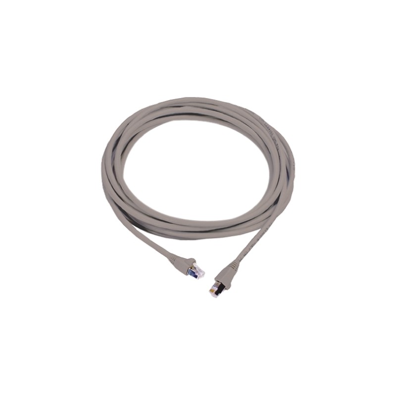 1 pcs - Molex Premise Networks Cat6a Male RJ45 to Male RJ45 Ethernet Cable, STP, Grey LSZH Sheath, 3m