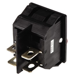 1 pcs - TE Connectivity Illuminated DPST, On-Off Rocker Switch Panel Mount