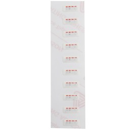 10 pcs - RS PRO Non-Reversible Temperature Sensitive Label, 93°C to 110°C, 4 Levels
