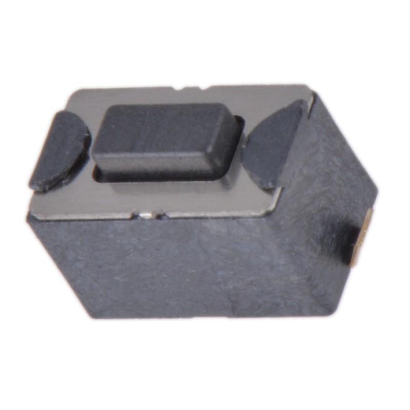 1 pcs - Black Tactile Switch, SPST 50 mA @ 12 V dc 0.8mm Surface Mount