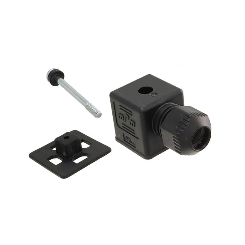 1 pcs - Brad from Molex 2p DIN 43650 A, Male DIN 43650 Solenoid Connector, No, 250 V ac Voltage