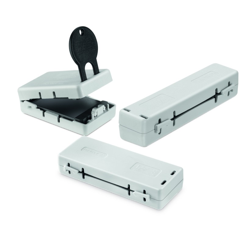 48 pcs - Wurth Elektronik Openable Ferrite Sleeve with key, 84.5 x 19.6 x 16mm, For Computer, Medical Technology, Ribbon Cable,