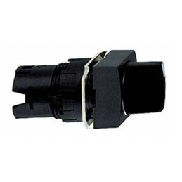 1 pcs - Schneider Electric Harmony XB6 Series 2 Position Selector Switch Head, Black Handle