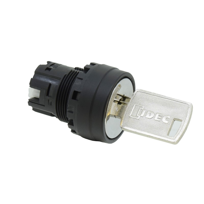 1 pcs - Idec YW1K 3-position Key Switch Head, Illuminated