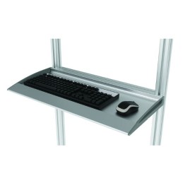 1 pcs - RS PRO 650mm Keyboard Tray, For Use With Aluminium Structural System