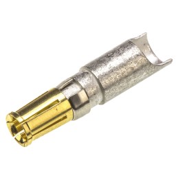 1 pcs - HARTING, D-Sub Mixed Series, Female Solder D-Sub Connector Power Contact, Gold Power, 10 - 8 AWG